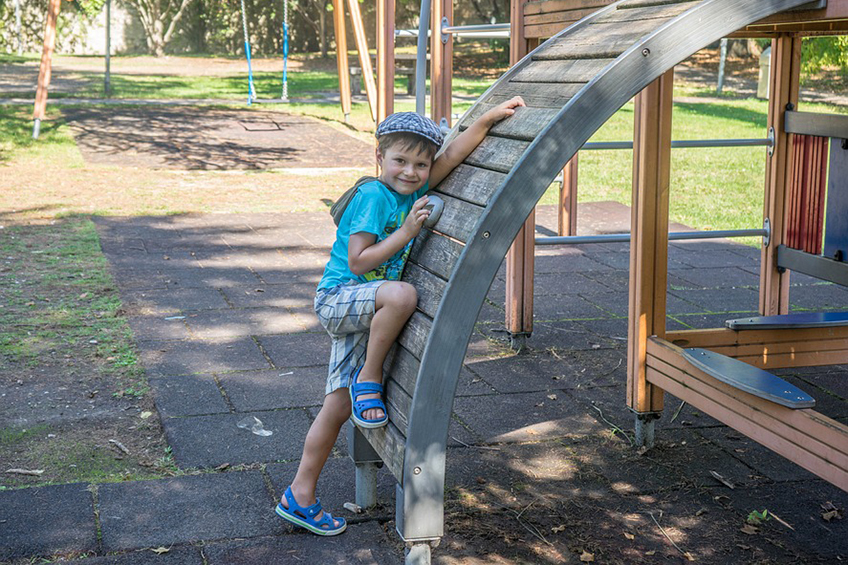 boy at the playground