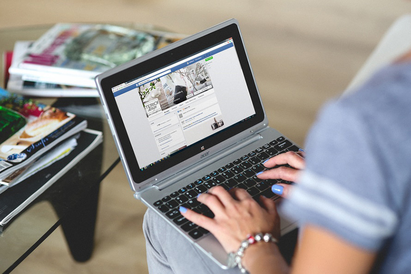 woman on laptop